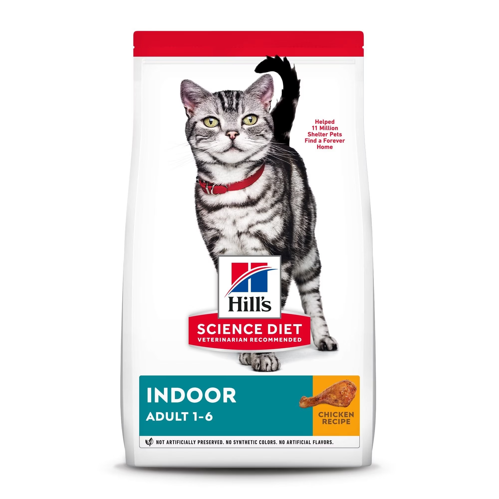 Hill-s Science Diet Adult Indoor Chicken Recipe Dry Cat Food (7lb)