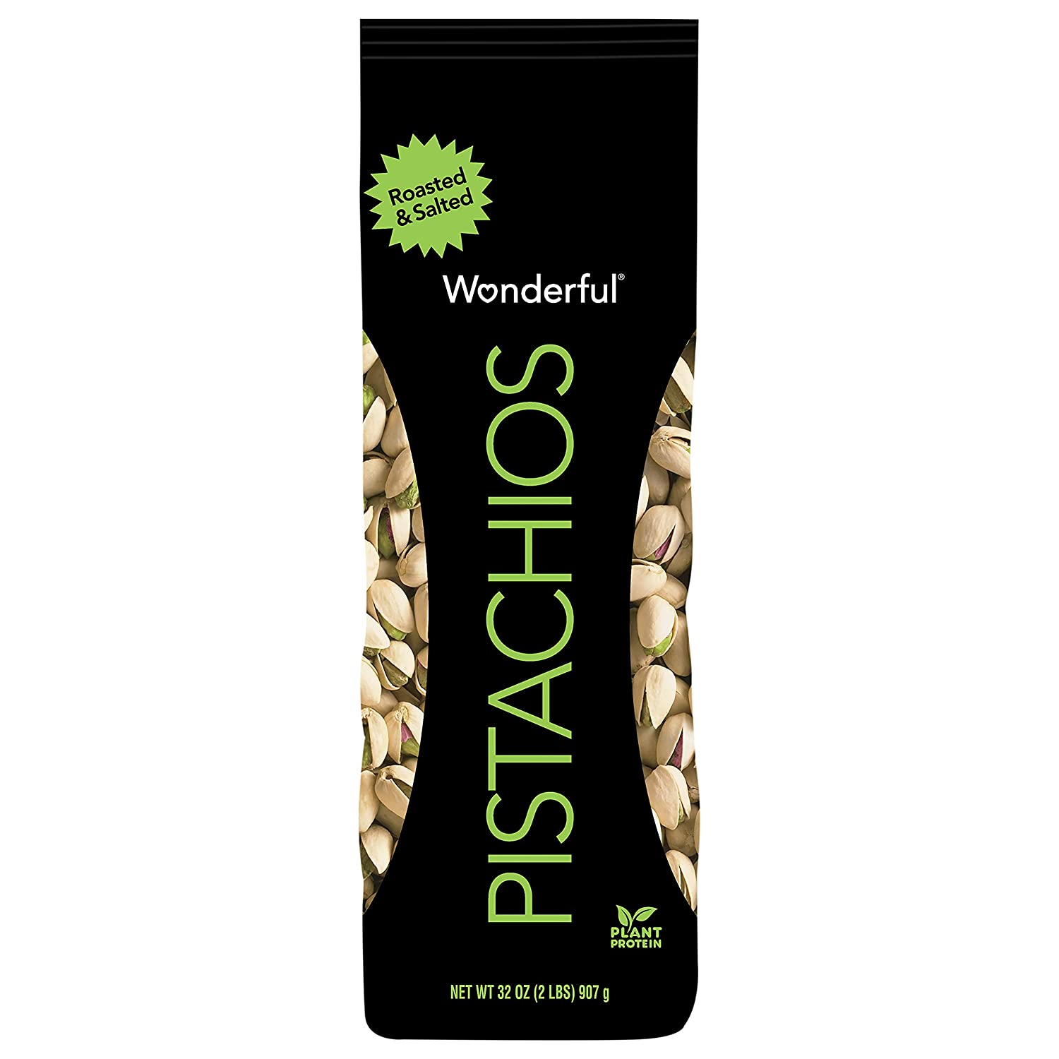 Wonderful Pistachios. Roasted and Salted. 32 Ounce