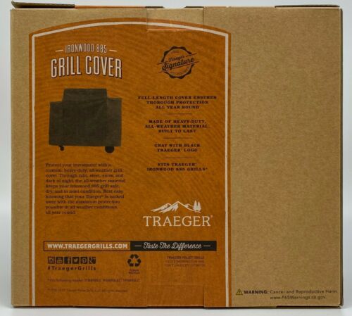 Traeger BAC513 Gray Grill Cover For Ironwood 885