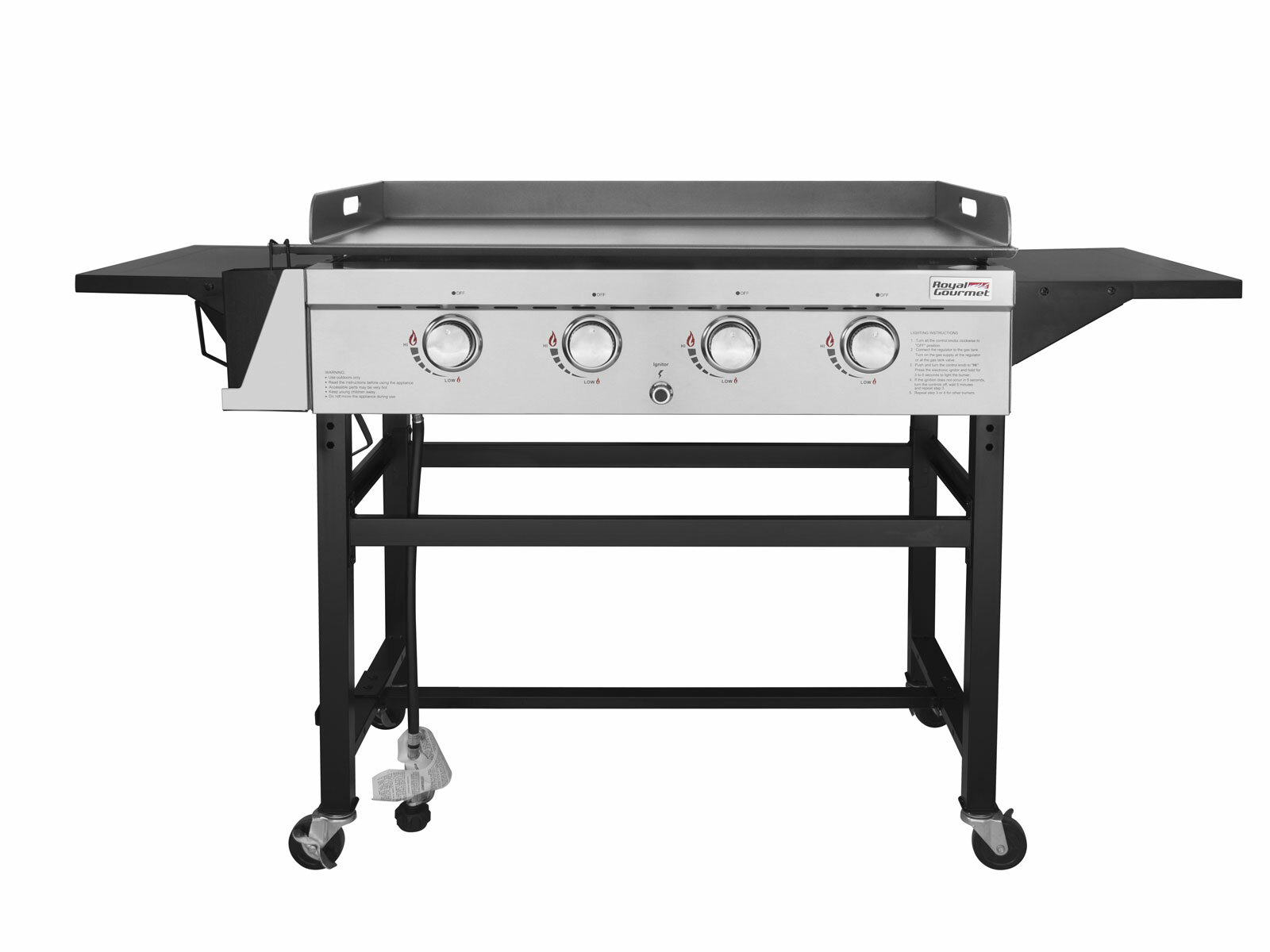 Royal Gourmet 4 - Burner Flat Top Liquid Propane 52000 BTU Gas Grill