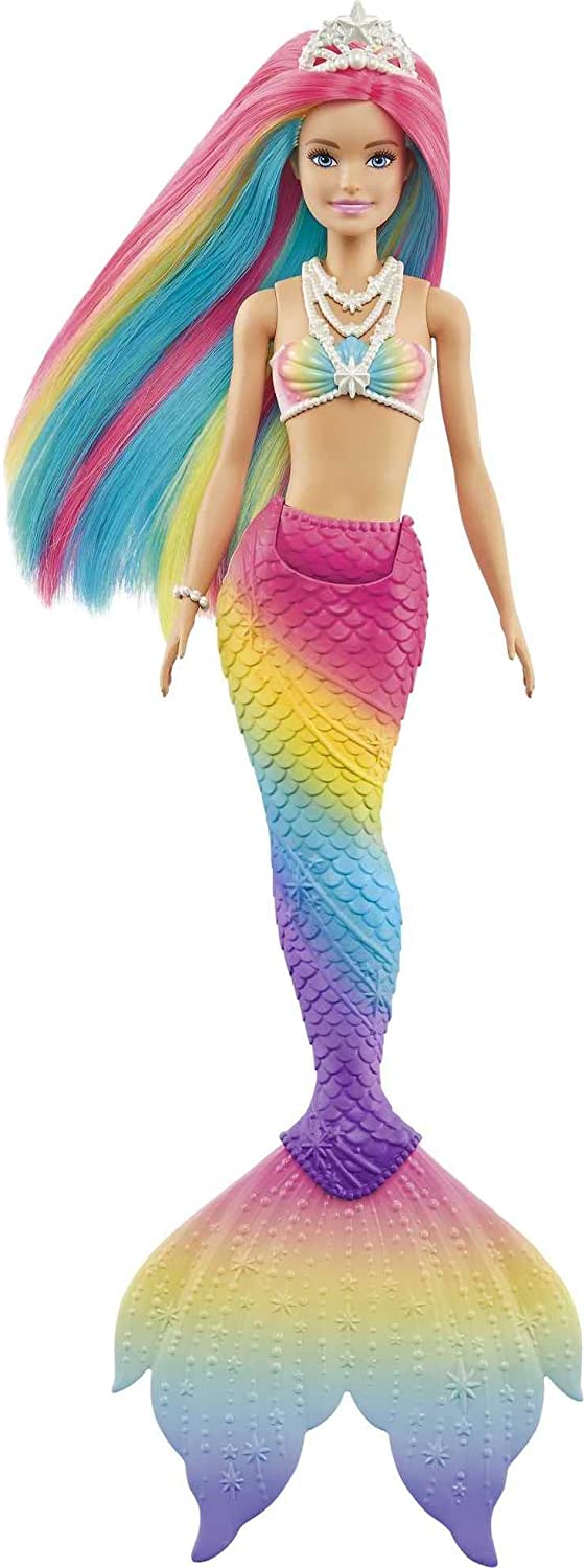 Barbie Dreamtopia Rainbow Magic Mermaid Doll. Gift for 3 to 7 Year Olds. Blond