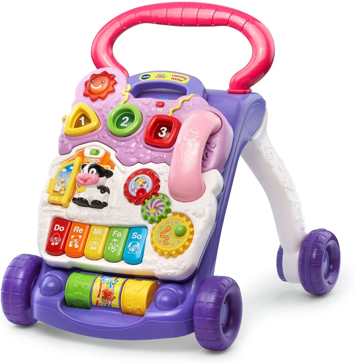 VTech Sit-to-Stand Learning Walker (Frustration Free Packaging). Lavender
