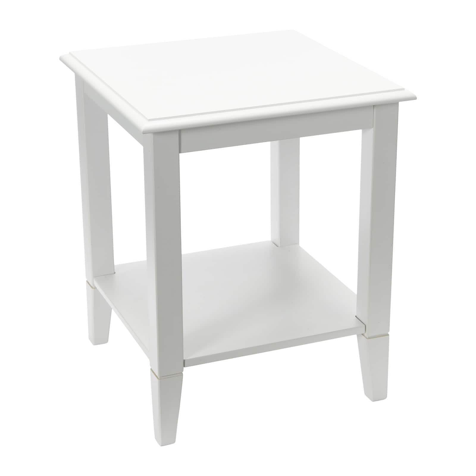 Pleasantville Wood 2-Tier End Table