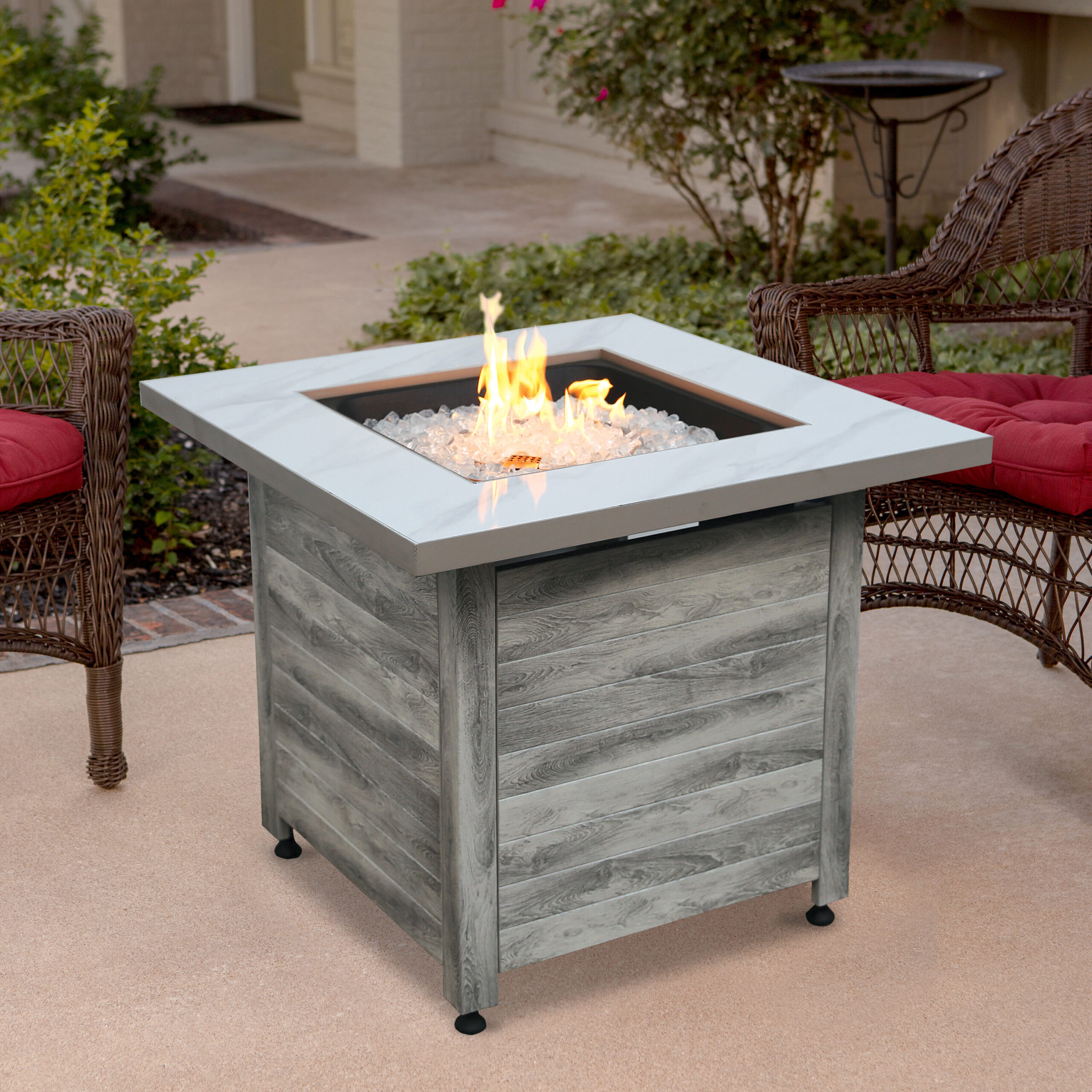 Chesapeake Steel Propane Fire Pit Table