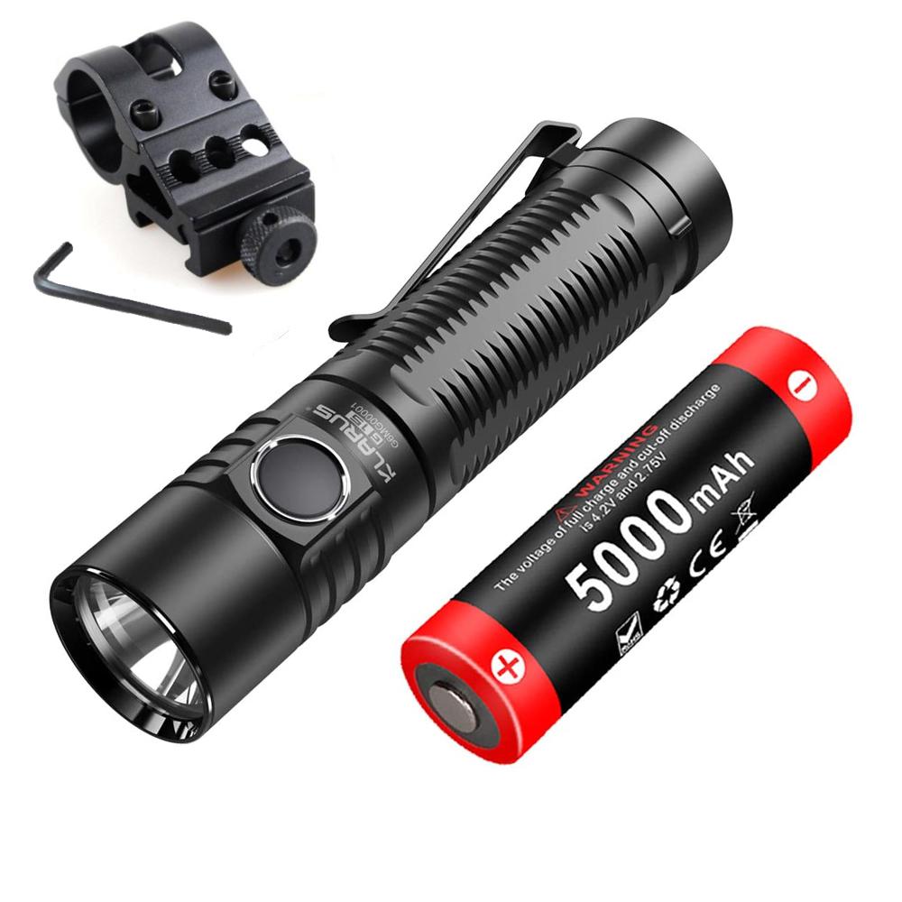 Klarus G15  Flashlight -21700 powered CREE XHP70 LED -4000LM w/Offset Mount