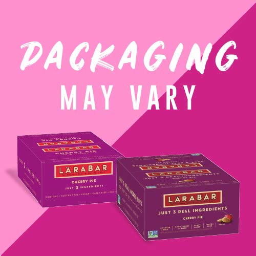 Larabar Cherry Pie. Gluten Free Vegan Fruit & Nut Bar. 1.7 oz Bars. 16 ct
