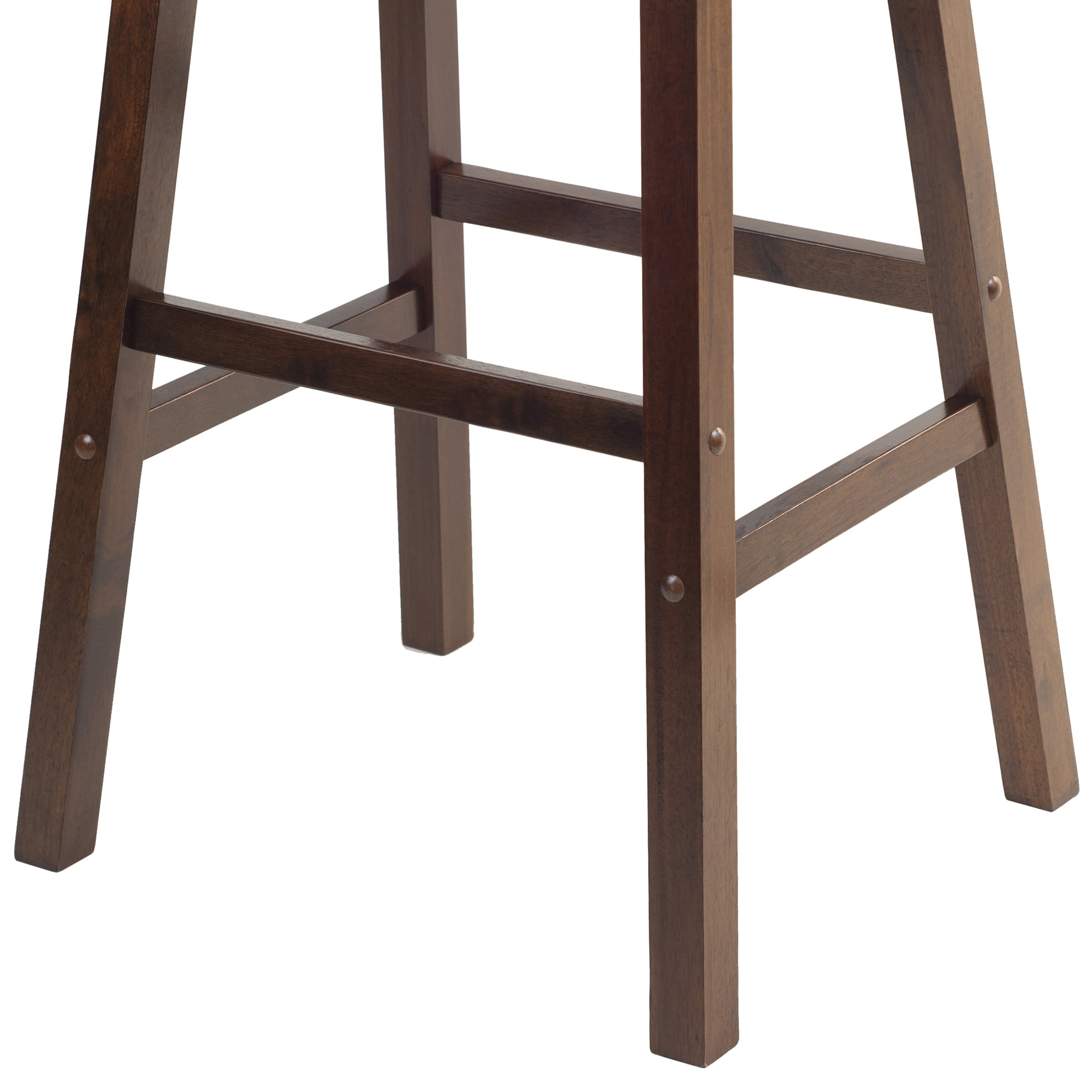 Winsome Wood Satori Saddle Seat Bar Stool. 29″. Walnut
