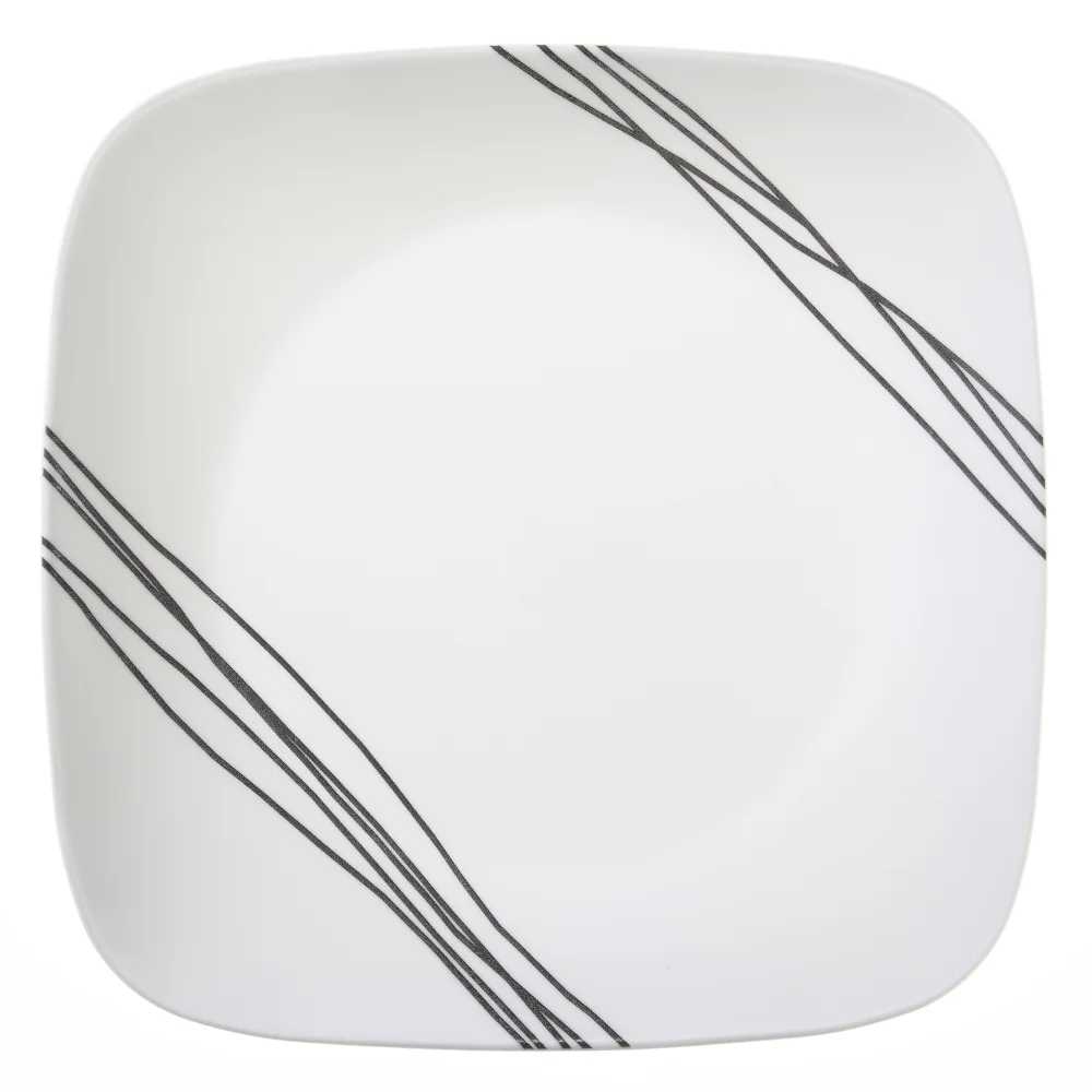 Simple Sketch Square 10.25″ Dinner Plate (Set of 6)