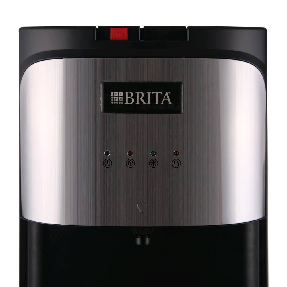 Brita TCL-BR-2 Bottom-Loading Water Cooler with Built-In Filter. Stainless-Steel. Never Buy Plastic Bottled Water Again