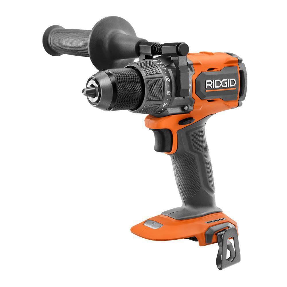 RIDGID R861152B 18V Brushless Cordless 1/2 in. High Torque Hammer Drill/Driver (Tool Only)