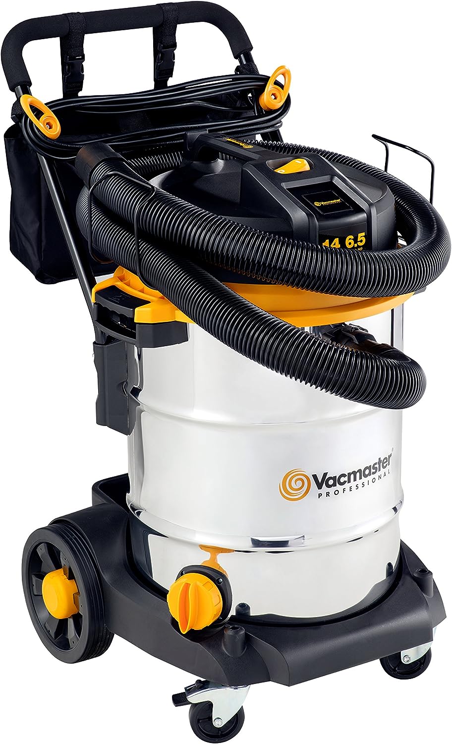 Vacmaster VJE1412SW0201 Beast Professional Series 14 Gal. 6.5 HP Steel Tank Wet/Dry Vac with Cart