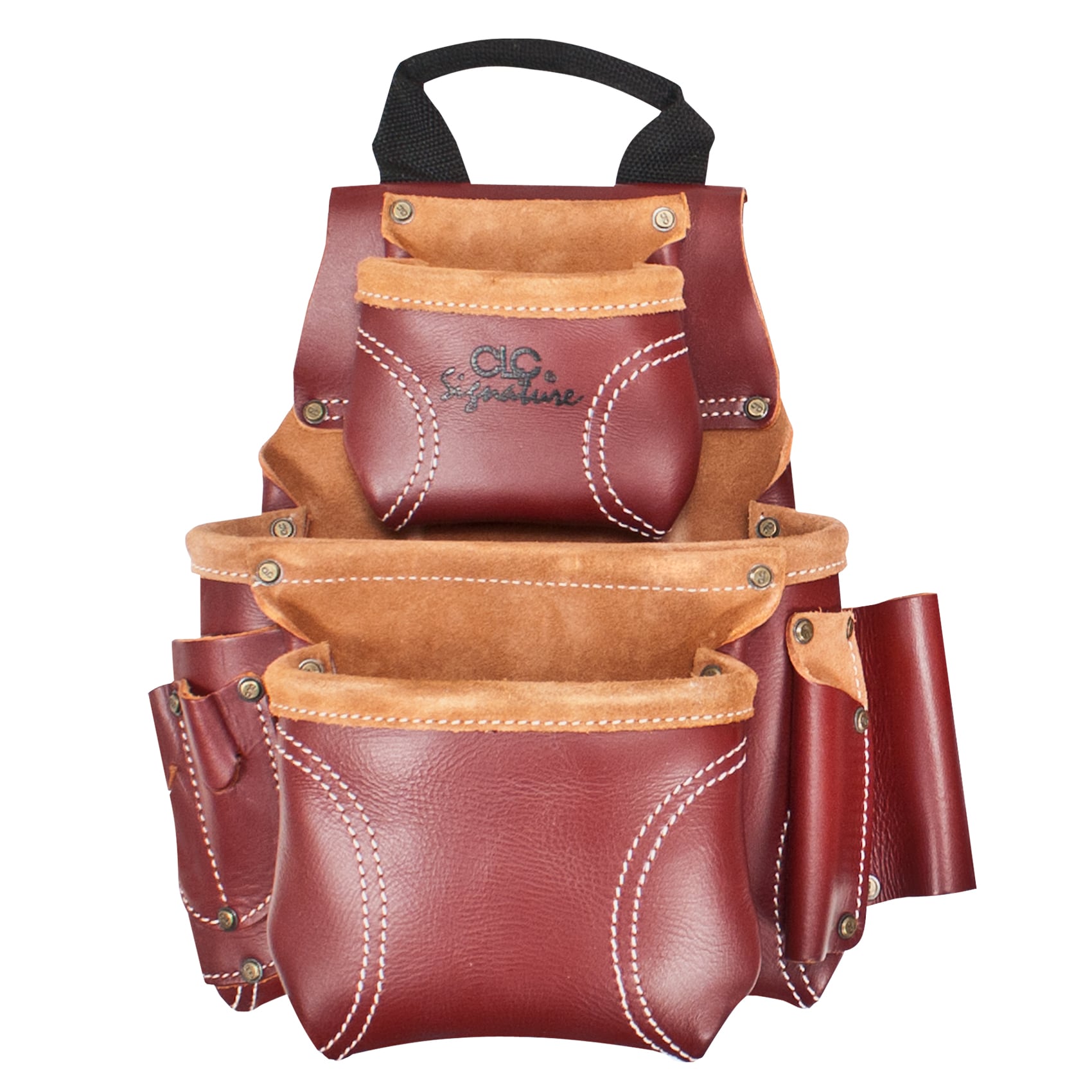 Custom LeatherCraft Signature Elite Leather General Construction Tool Pouch