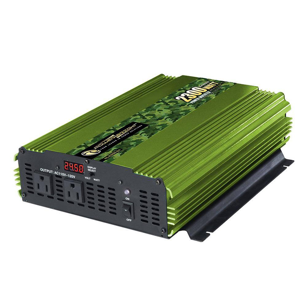 Power Bright ML2300-24 2300-Watts 24-Volt DC to 110-Volt AC Power Inverter