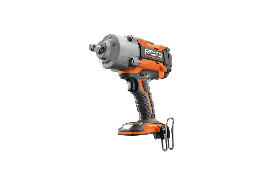RIDGID R86211B 18V OCTANE Brushless Cordless 1/2 in. High Torque 6-Mode Impact Wrench (Tool-Only) with Belt Clip