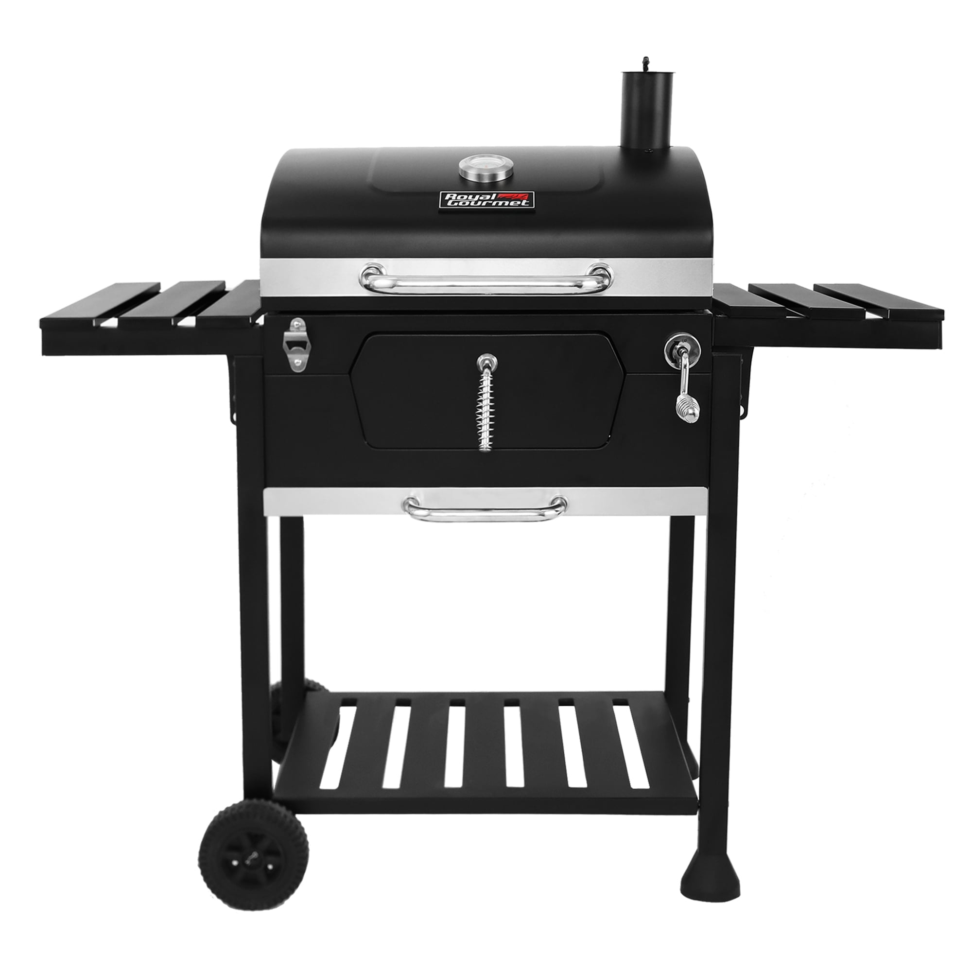 Royal Gourmet CD1824EN. 24-inch Charcoal BBQ Grill. 474 Square Inches. For Outdoor Picnic. Patio Cooking. Backyard Party