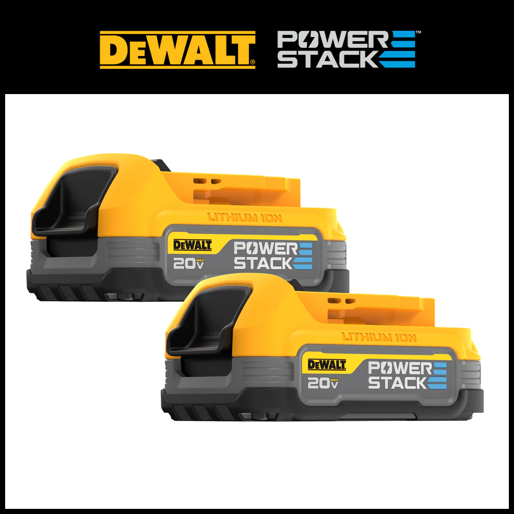 DEWALT POWERSTACK 20 2-Pack 1.7 Amp-Hour; 1.7 Amp-Hour Lithium-ion Battery