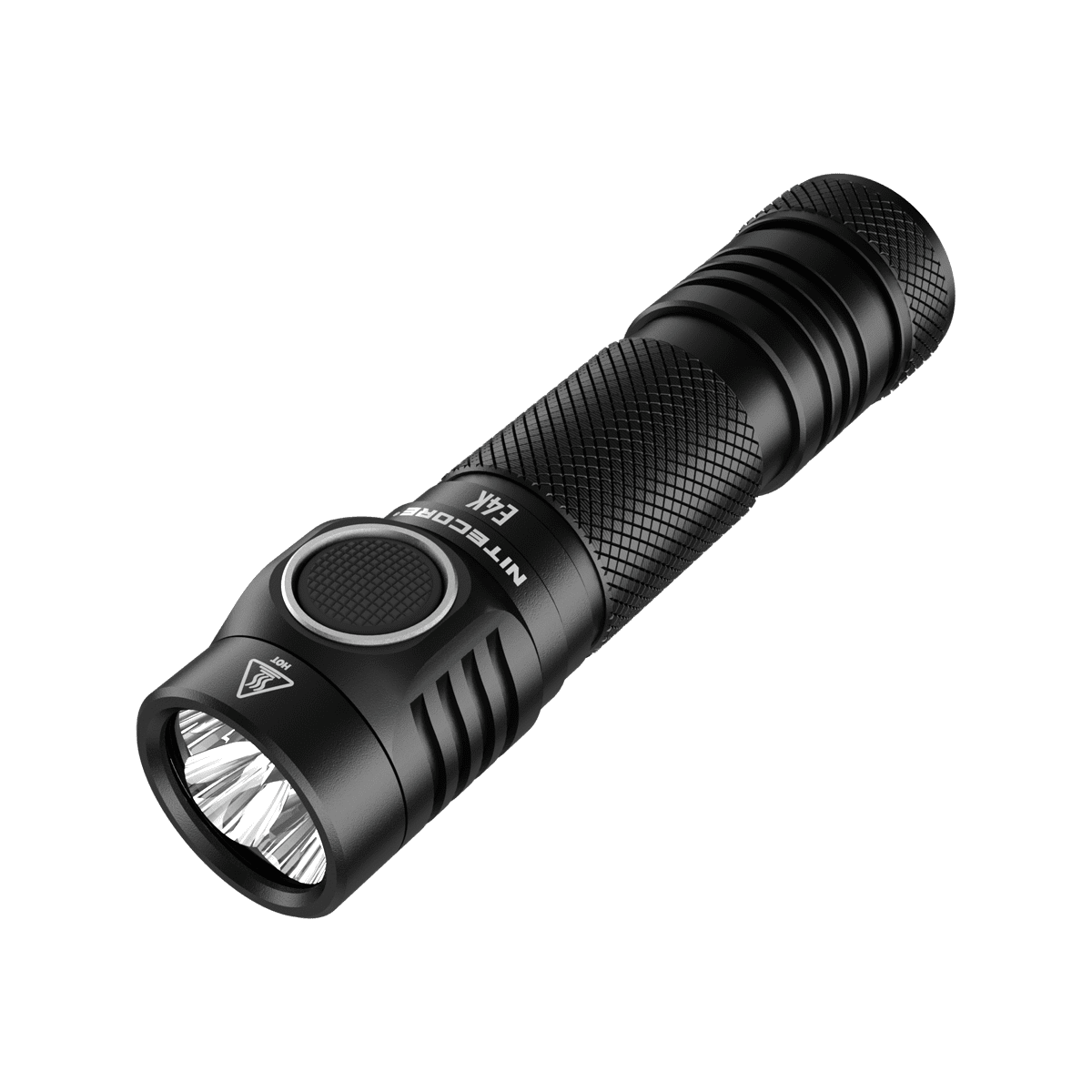 Combo: NITECORE E4K Next generation Flashlight - 4400 Lumens w/Tip2 Keychain Light -720 Lumens