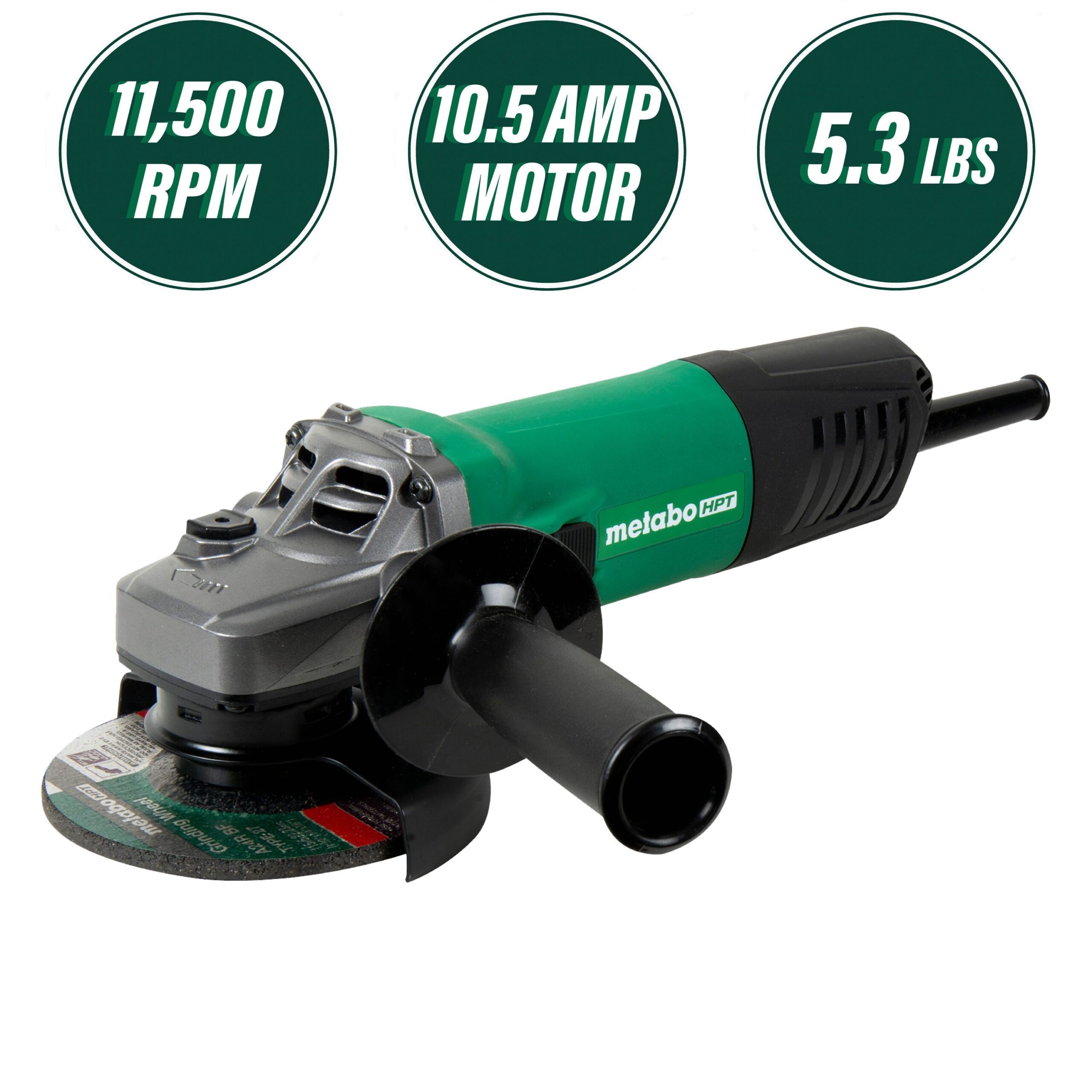 Metabo HPT 4.5-in Sliding Switch Corded Die Grinder