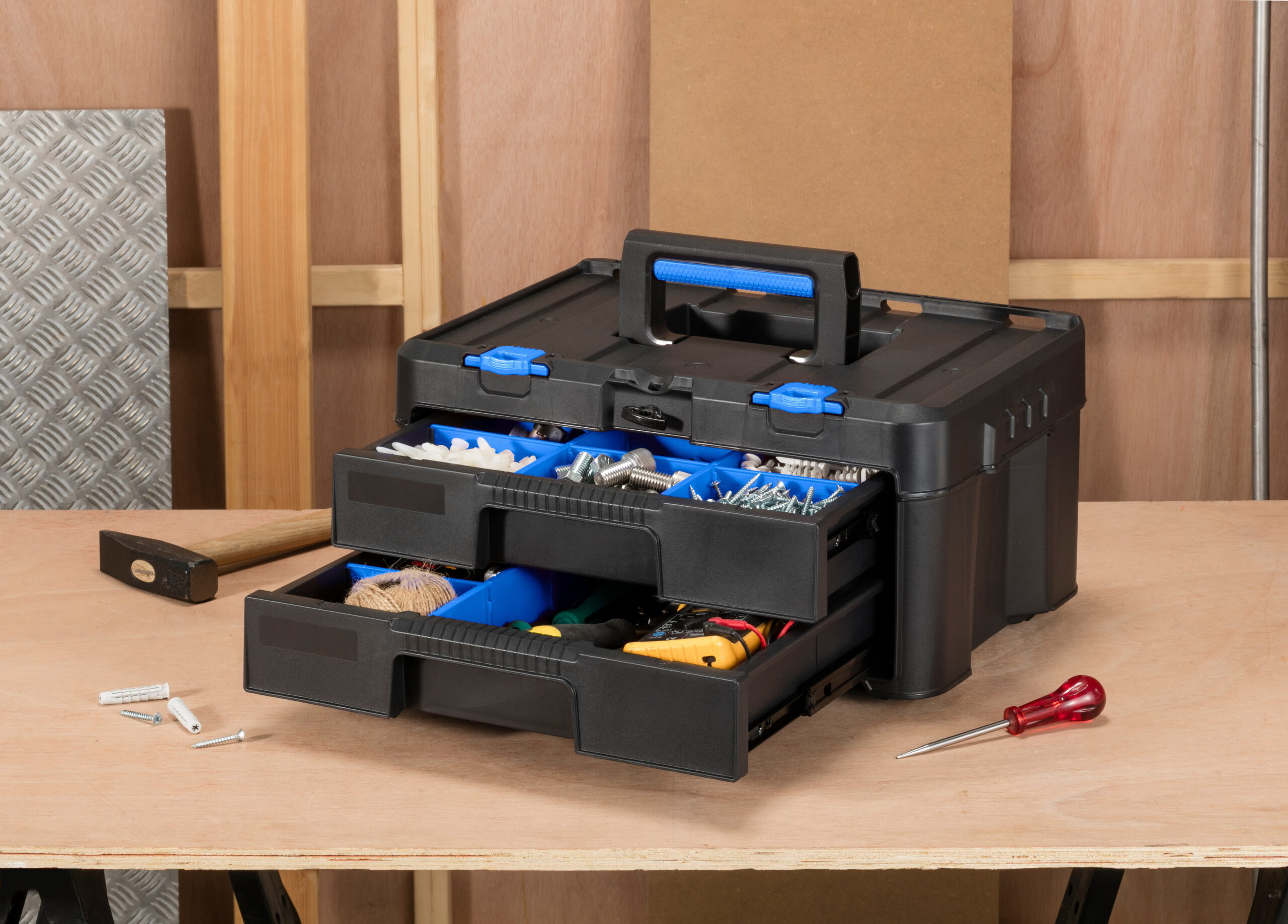 Hart Stack System Two Drawer Tool Box. Fits Hart-s Modular Storage System