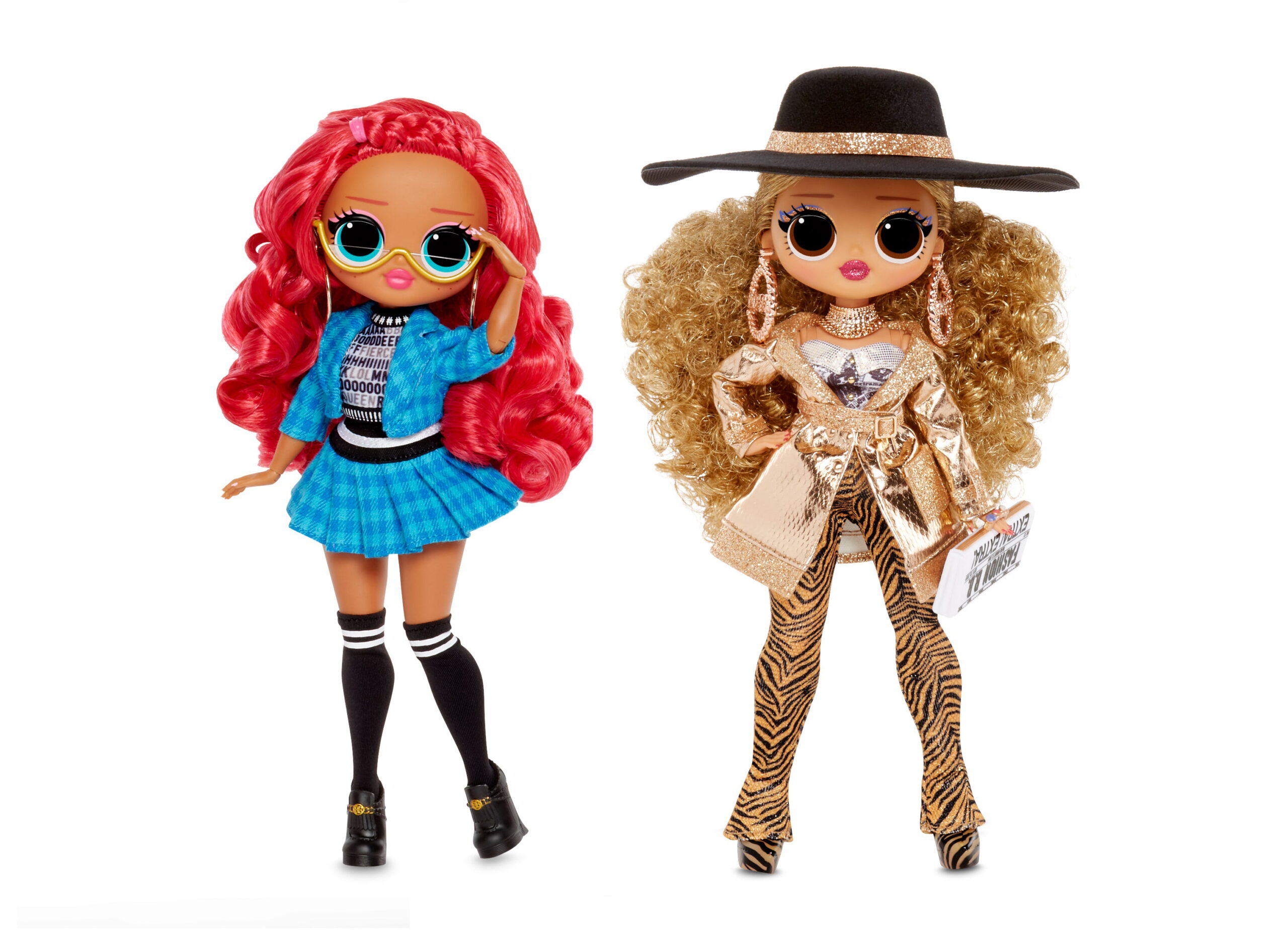 LOL Surprise OMG 2-Pack – Da Boss & Class Prez Fashion Dolls 2-Pack with 20 Surprises Each. Stylish Fashion Outfits and Doll Accessories
