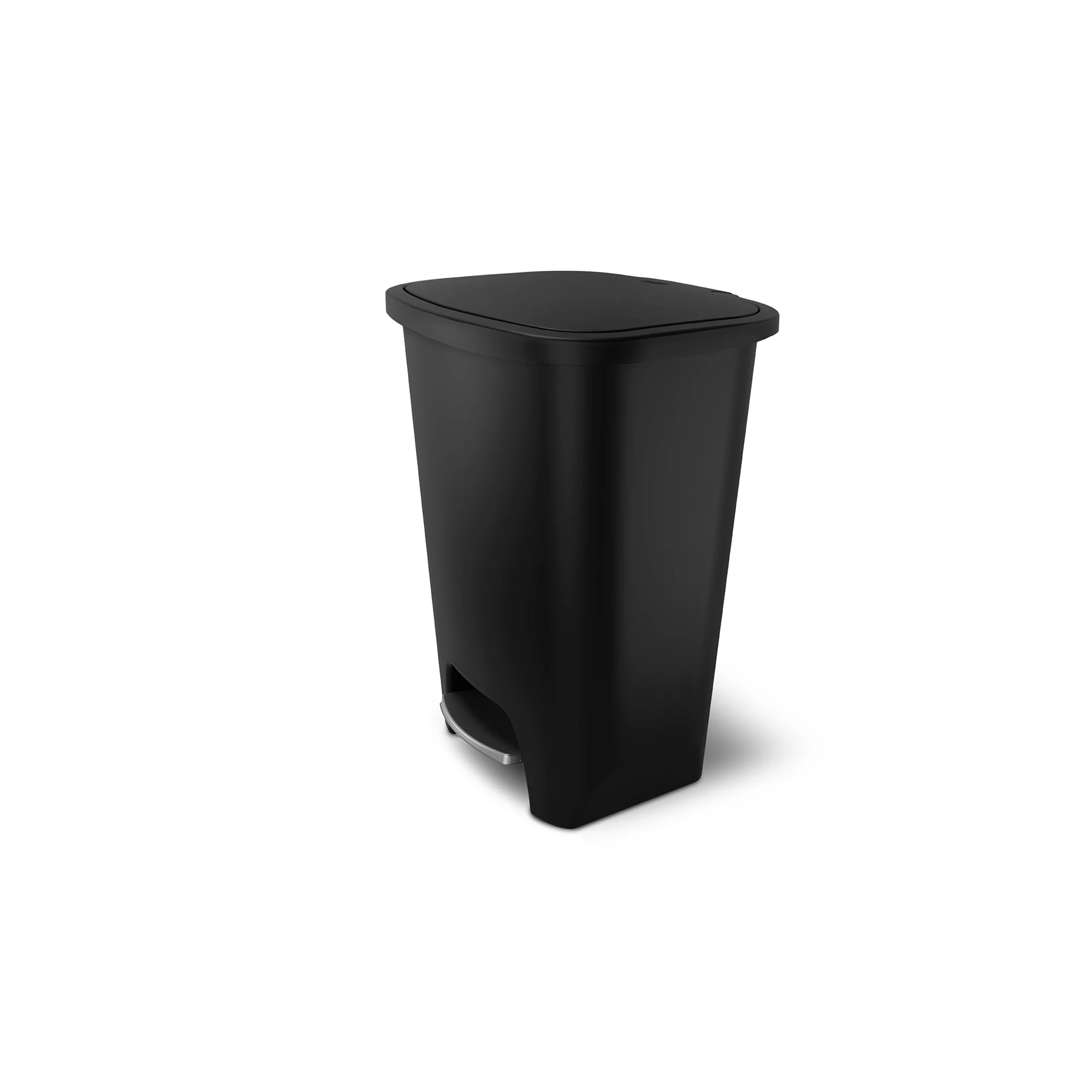 GLAD 20 gal Plastic Kitchen Step On Garbage Can. Black
