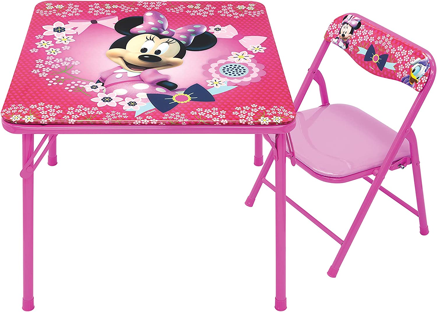Jakks Pacific Minnie Mouse Table Blossoms & Bows Jr. Activity Set with 1 Chair