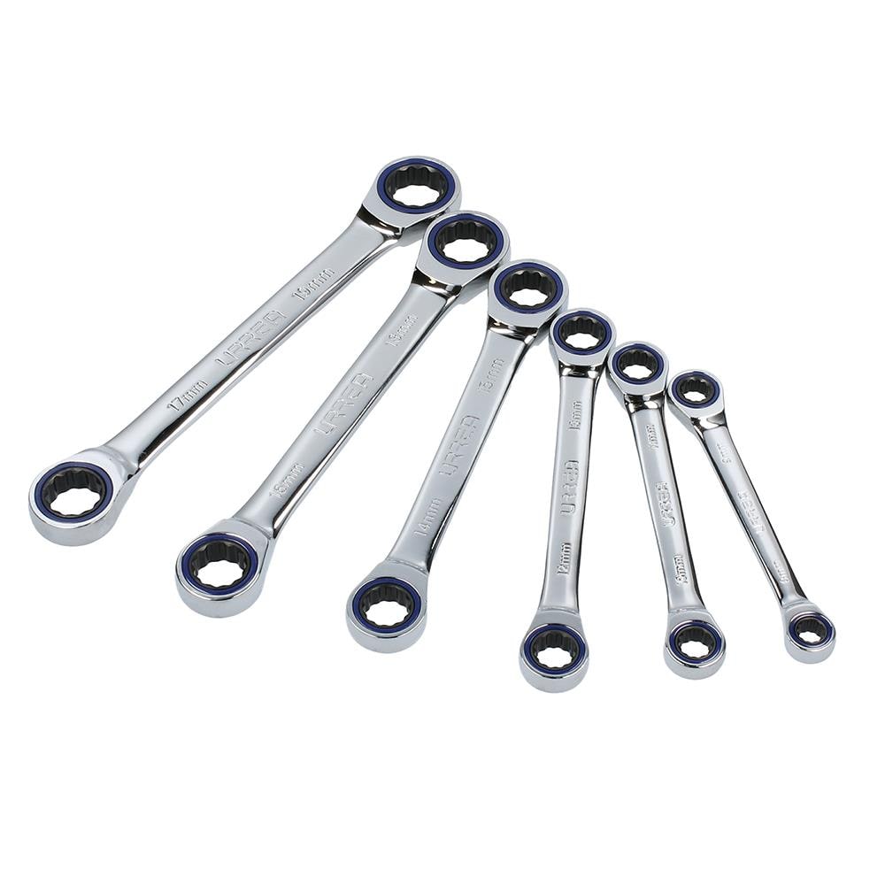 URREA 6-Piece Set 12-point Metric Ratchet Wrench