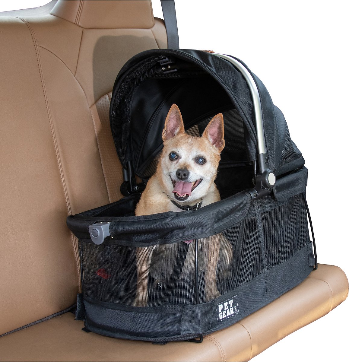 Pet Gear VIEW 360 Cat & Dog Carrier Bag - Black