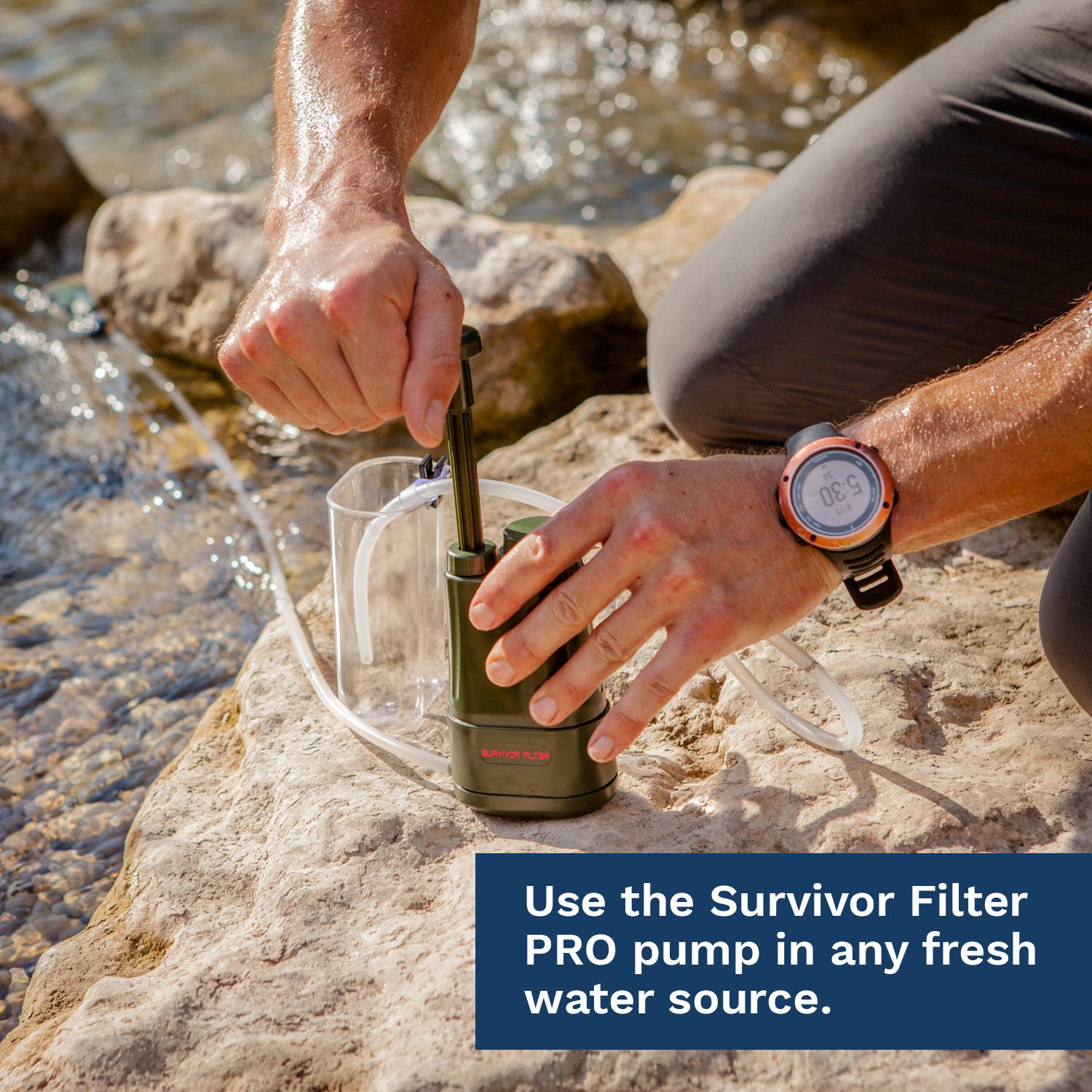 Survivor filter pro with hydration extender kit