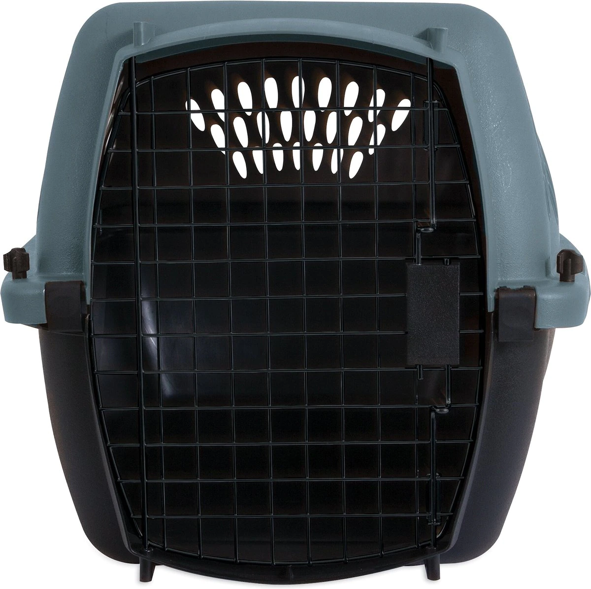 Aspen Pet Fashion Pet Kennel. Storm Gray & Black