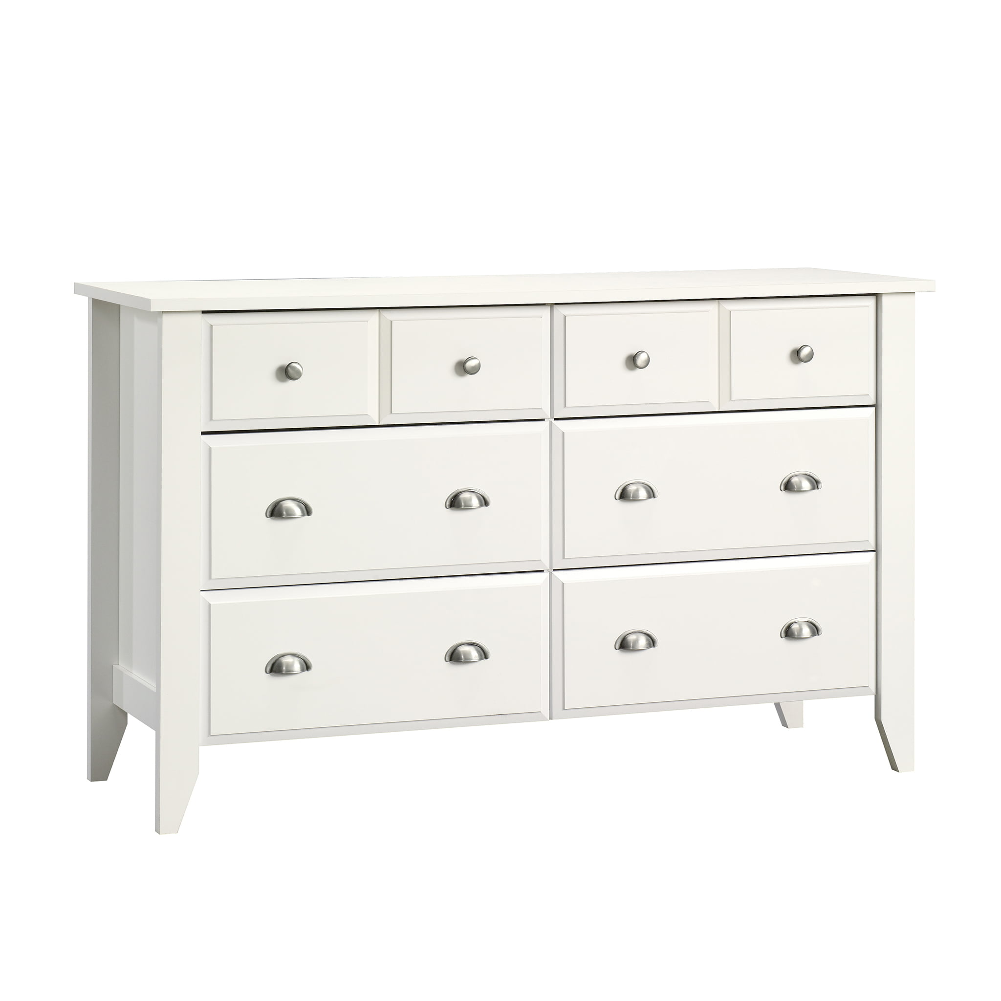 Sauder Shoal Creek 6-Drawer Dresser. Soft White finish
