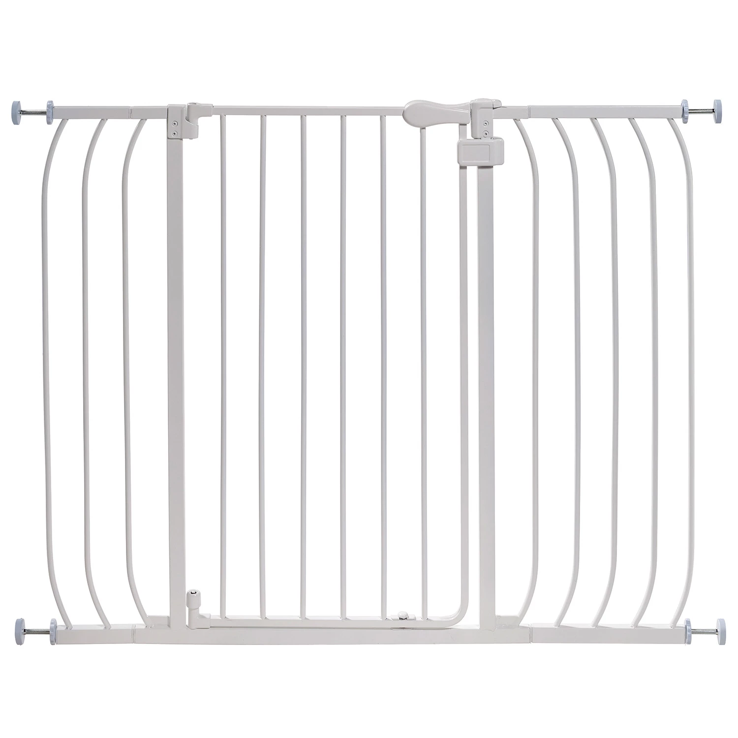 Summer Multi-Use Extra Tall Walk-Thru Baby Gate. Metal. White Finish – 36 Tall. Fits Openings up to 28 - 47.5 Wide. Baby and Pet Gate for Doorways and Stairways