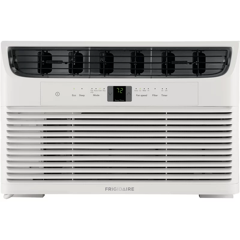 Frigidaire FFRA062WAE Window-Mounted Room Air Conditioner. 6.000 BTU with Multi-Speed Fan. Sleep Mode. Programmable Timer. in White