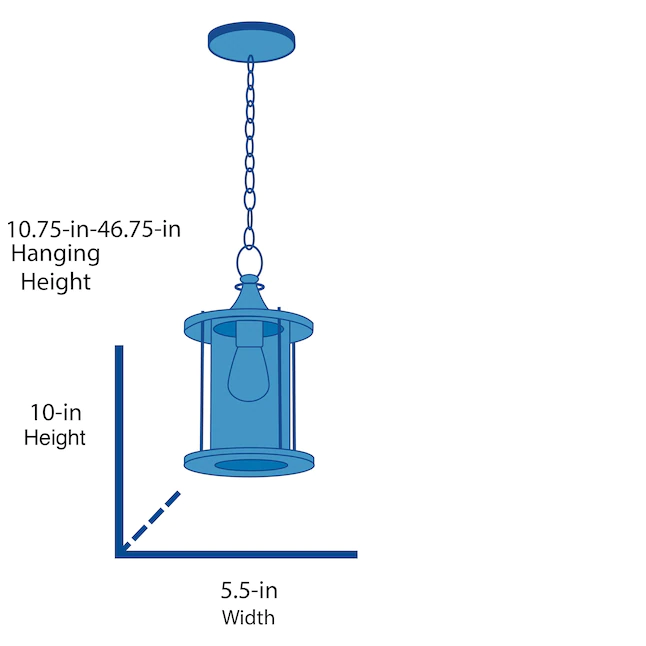 Kichler  Barrington Distressed Black and Wood Tone Rustic Seeded Glass Cylinder Mini Pendant Light