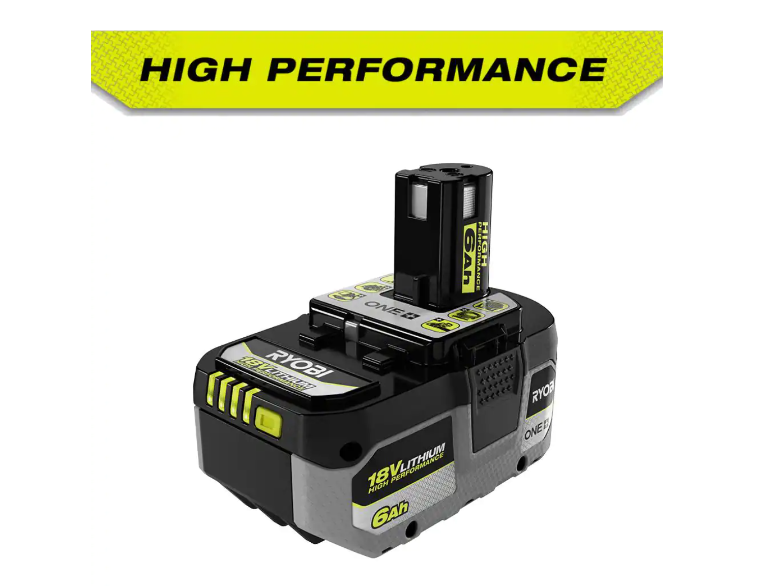 RYOBI PBP007 ONE+ 18V 6.0 Ah Lithium-Ion HIGH PERFORMANCE Battery