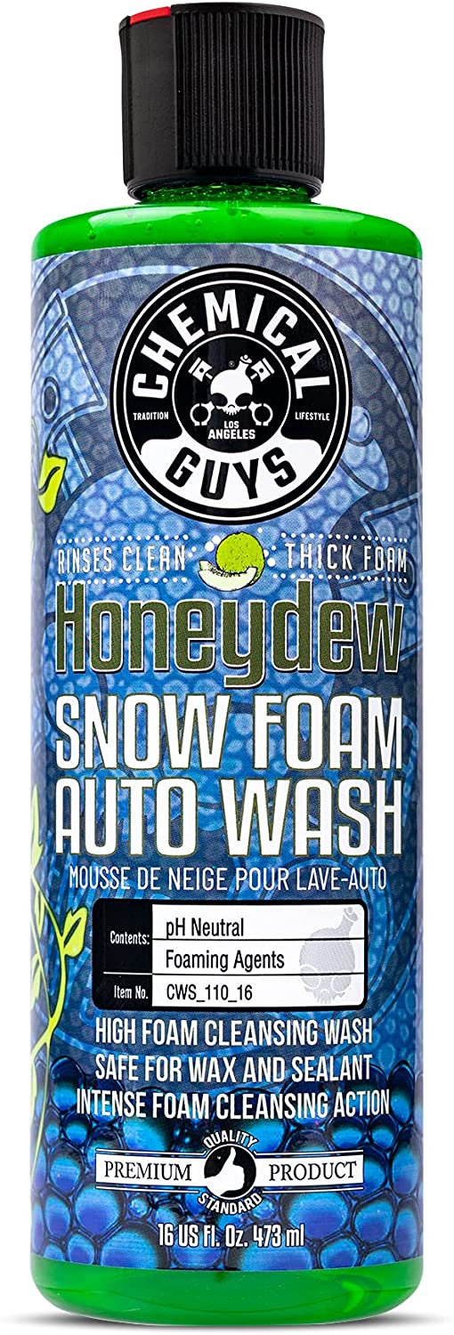 Chemical Guys CWS_110 Honeydew Snow Foam Car Wash Soap. Car Polishes