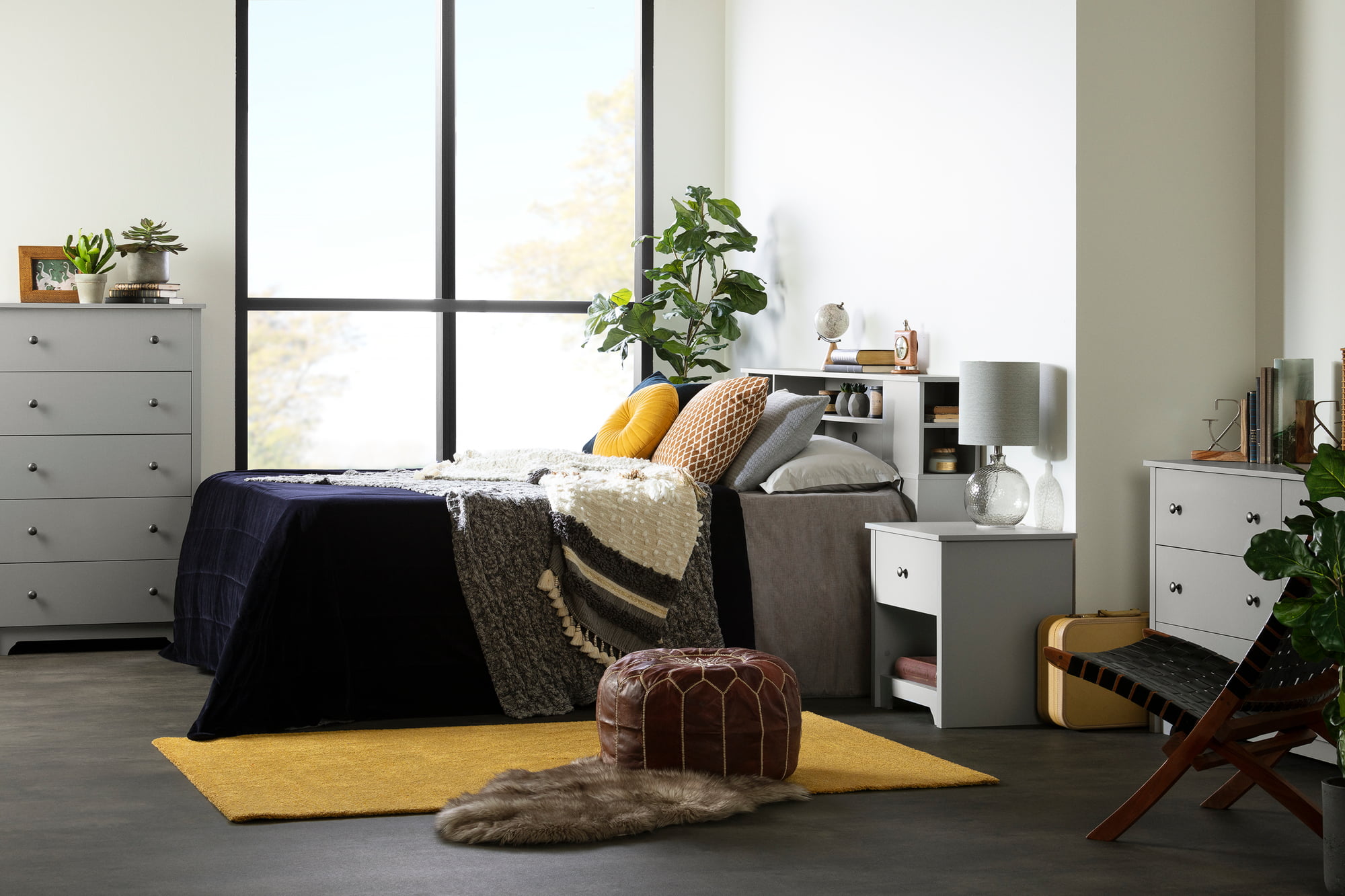 South Shore Vito 6-Drawer Double Dresser. Gray