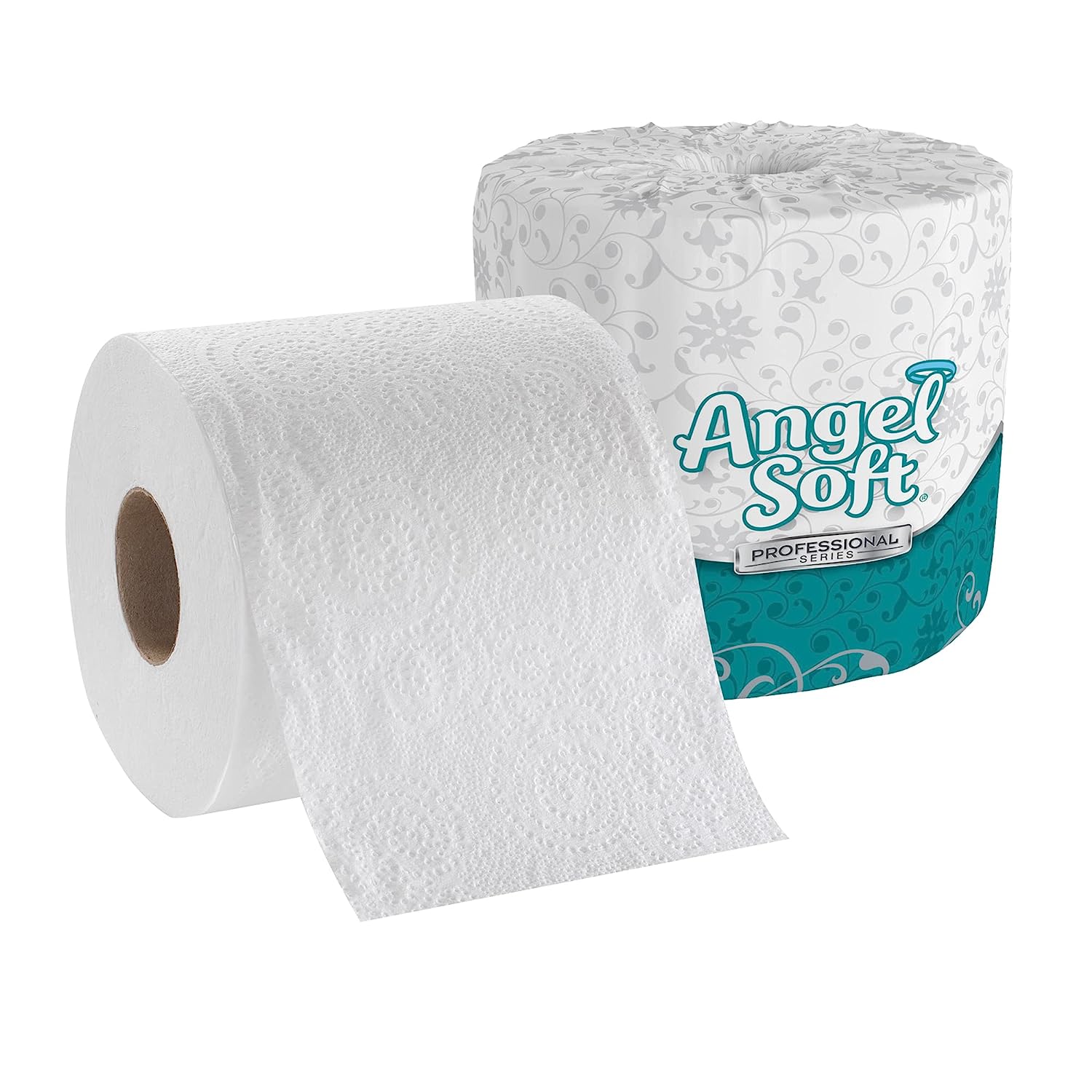 Georgia-Pacific Angel Soft Professional Series Premium 2-Ply Embossed Toilet Paper. 16840. 450 Sheets Per Roll. 40 Rolls Per Case. White