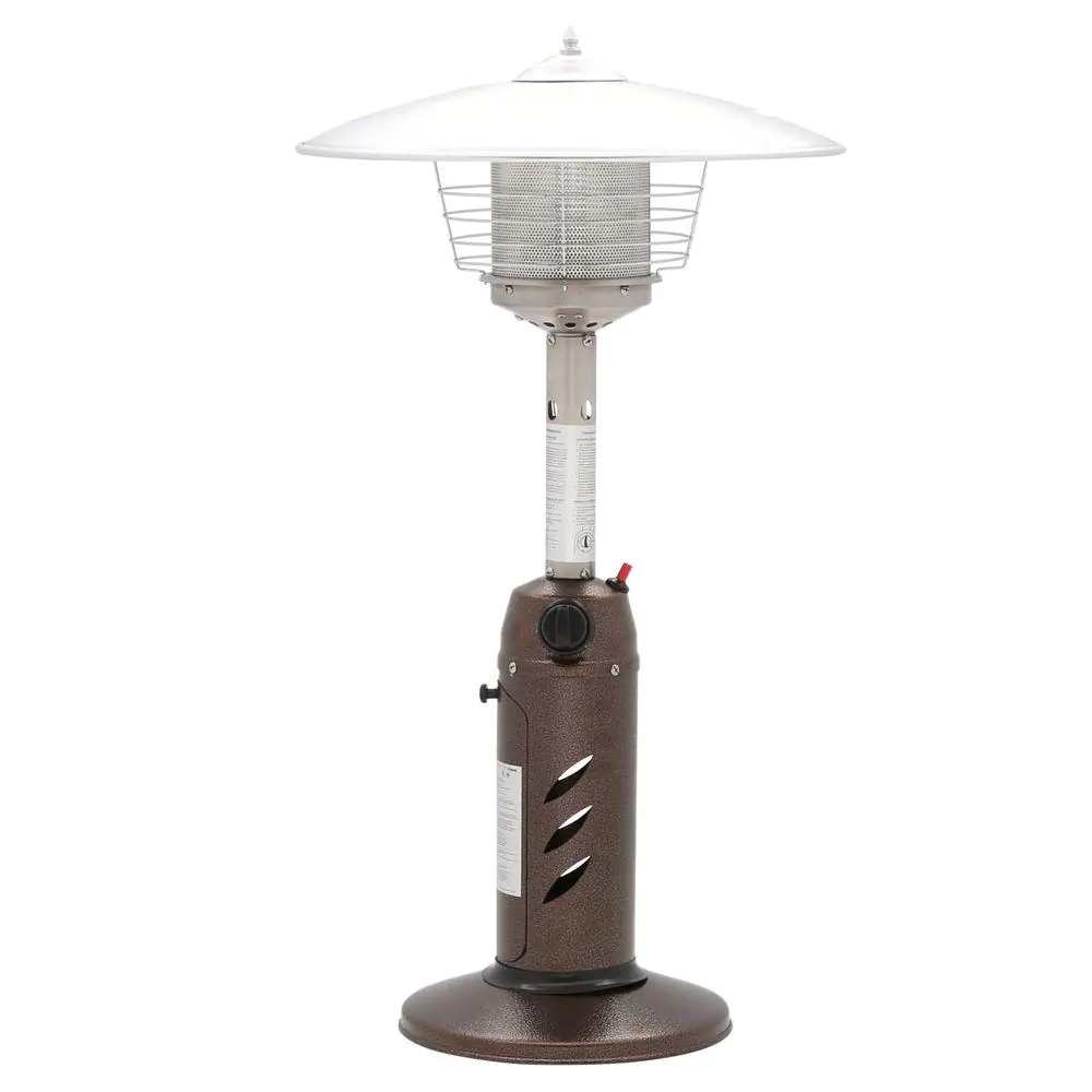 Hampton Bay HPS-C-PC 11.000 BTU Powder Coated Bronze Tabletop Propane Patio Heater