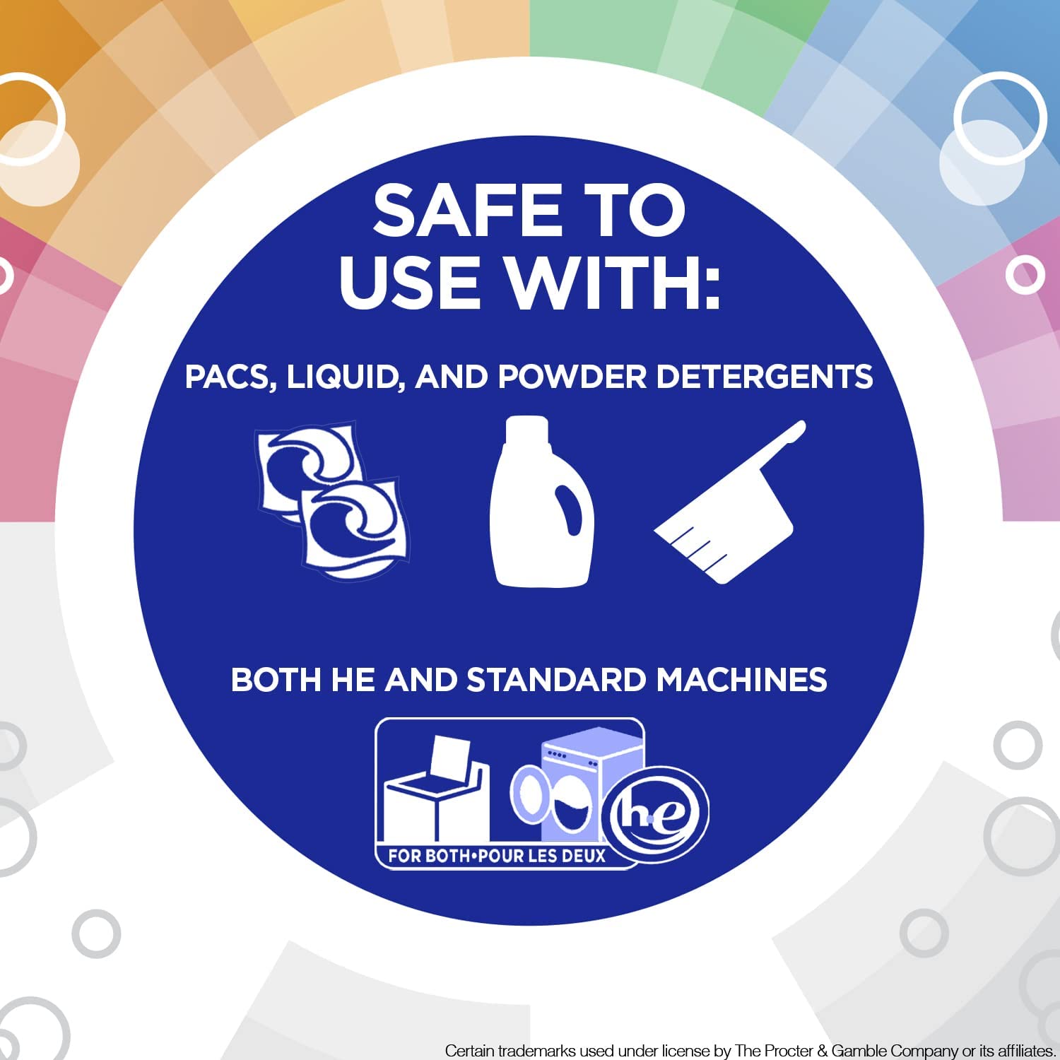 Tide Brights and Whites Rescue In-Wash Laundry Booster. 18 Count (Pack of 2 Brights)