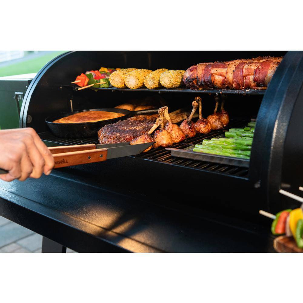 Nexgrill 910-05003 Oakford 1000 Wifi Pellet Grill Smoker in Black