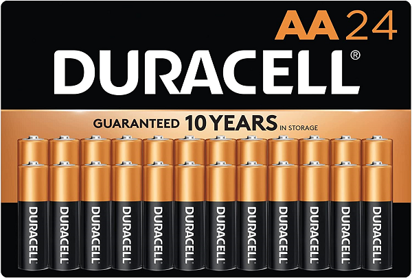Duracell - CopperTop AA Alkaline Batteries - long lasting. all-purpose