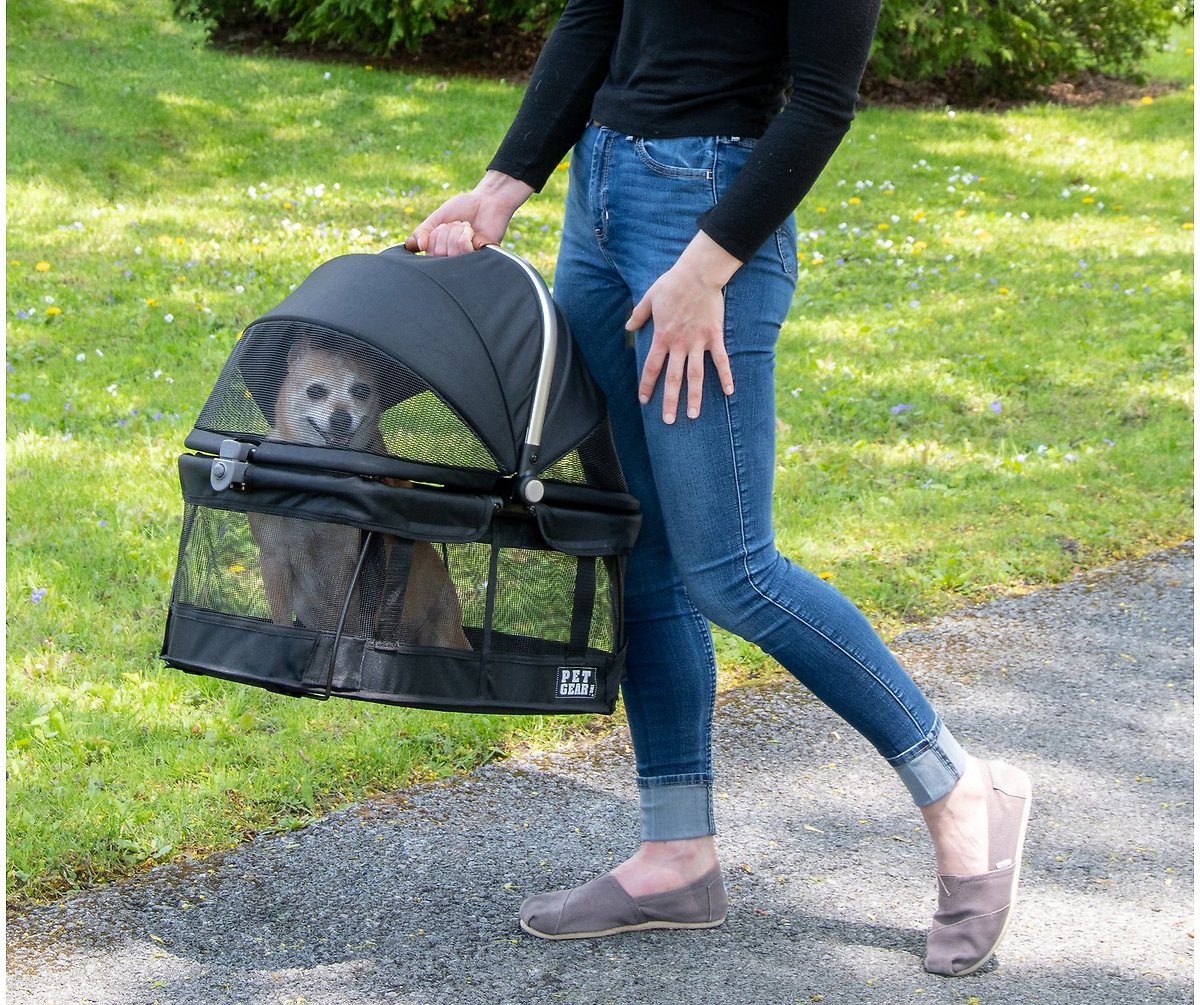Pet Gear VIEW 360 Cat & Dog Carrier Bag - Black