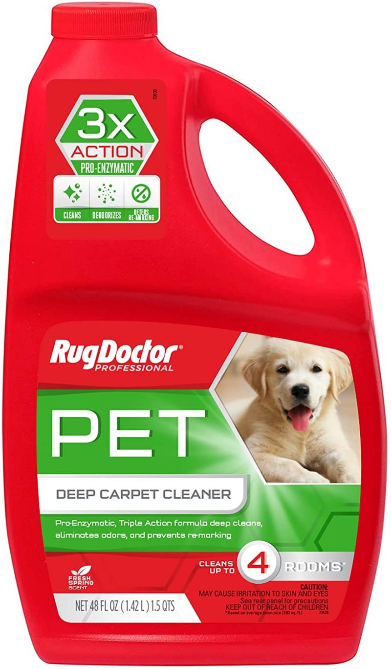 Rug Doctor Triple Action Deep Carpet Cleaner For Pet Stains. 48 oz