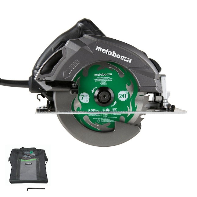 Metabo HPT Circular Saw C7BURM Ripmax 7-1/4-in Corded (1-Battery)