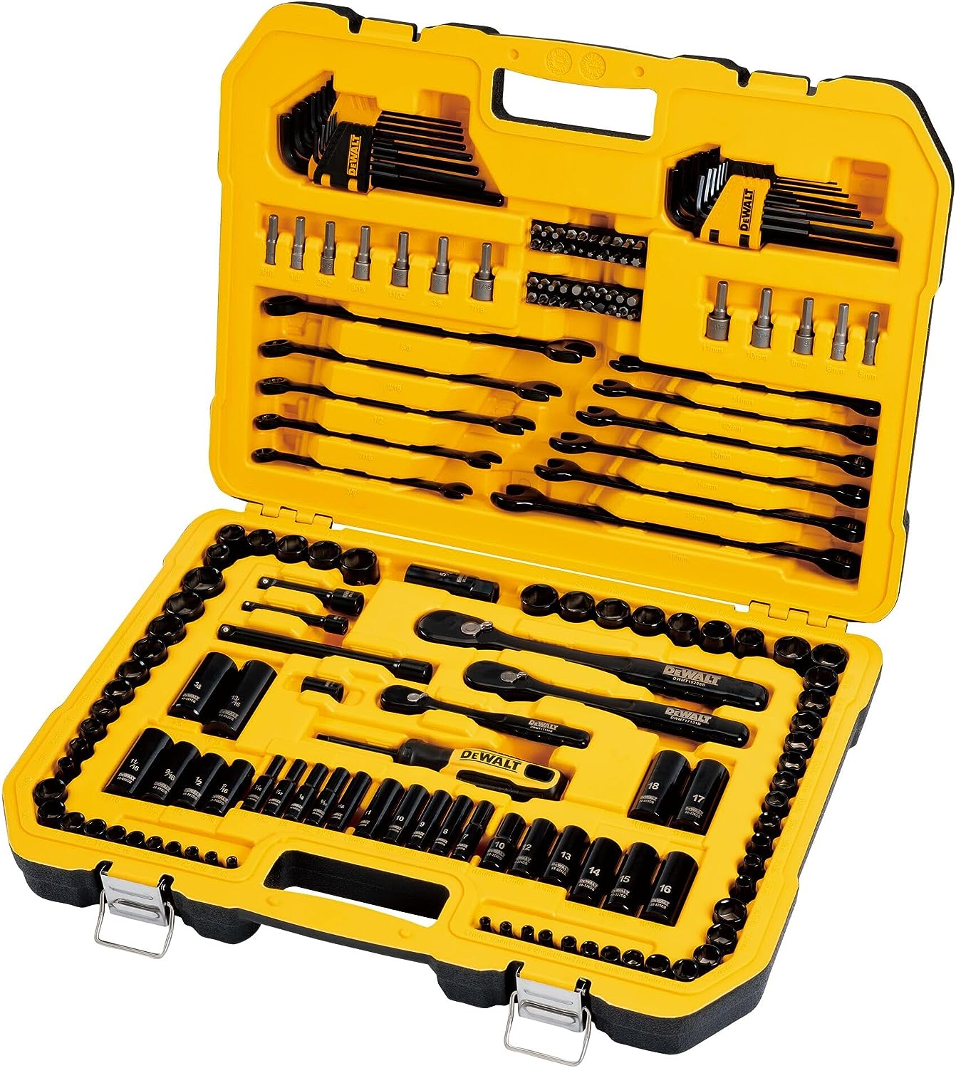 Dewalt DWMT45184 Black Chrome 184-piece Mechanics Tool Set