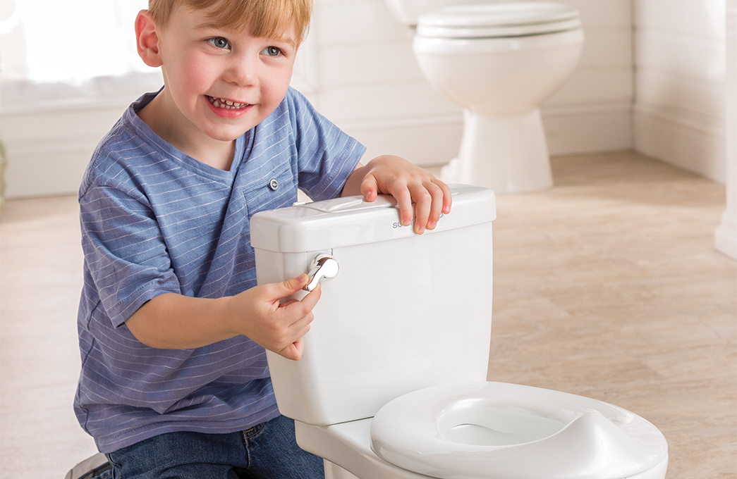Summer My Size Potty with Flushing Sounds and Wipe Dispenser. White