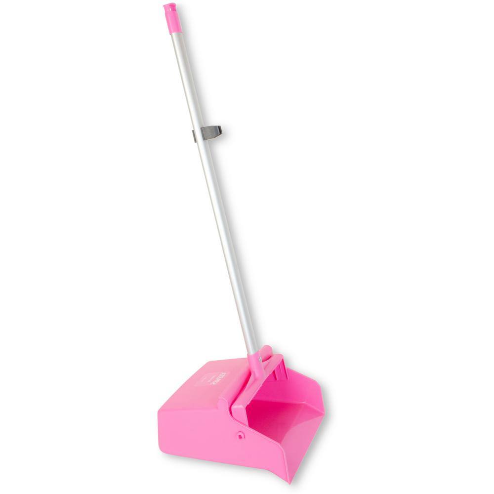 CFS Brands 361410EC26 Sparta 30 in. Pink Polypropylene Upright Dust Pan (6-Pack)