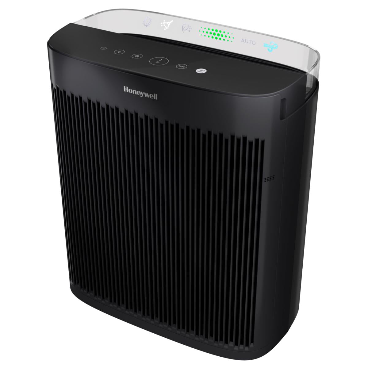 Honeywell InSight HEPA Air Purifier with Air Quality Indicator and Auto Mode. Allergen Reducer for Large Rooms (360 sq. ft). Black. Wildfire/Smoke. Pollen. Pet Dander & Dust Air Purifier. HPA5200