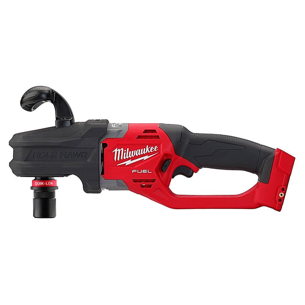 Milwaukee  M18 FUEL 18V Lithium-Ion Brushless Cordless Hole Hawg 7/16 in. Right Angle Drill W/ Quick-Lok (Tool-Only)